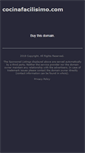 Mobile Screenshot of cocinafacilisimo.com